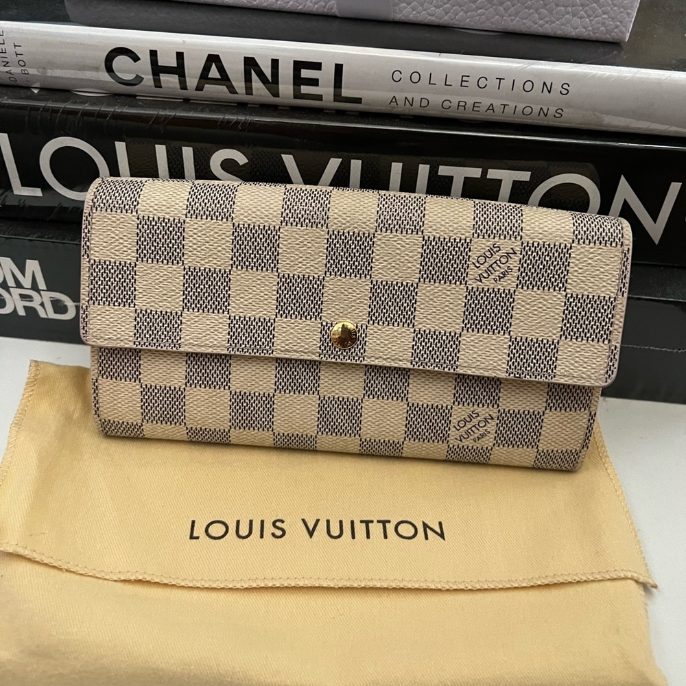 Louis Vuitton Damier Azur Flap Long Wallet